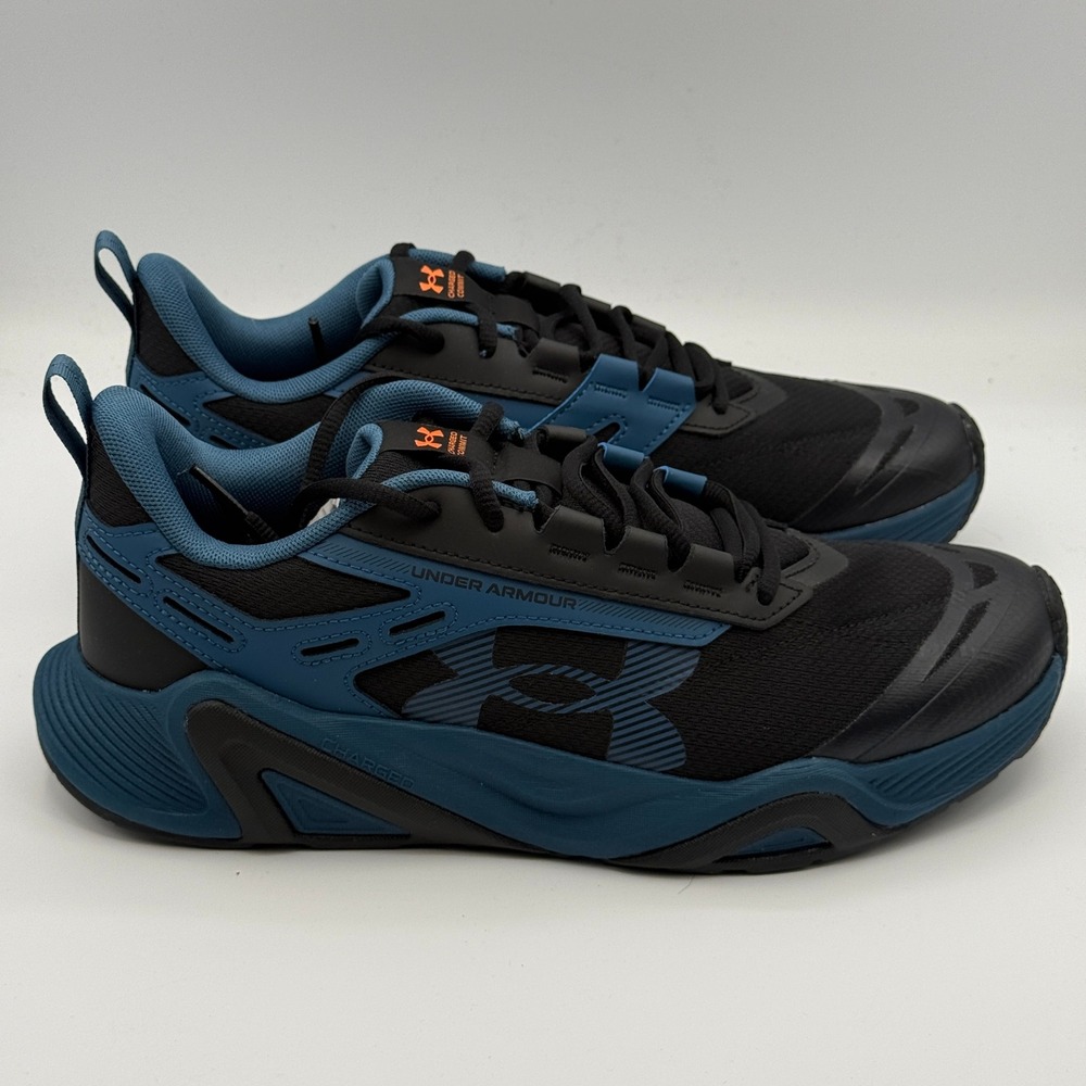 Under Armour Charged Commit TR 5 Shoes Mens Size 9 Blue Training 3026606-401